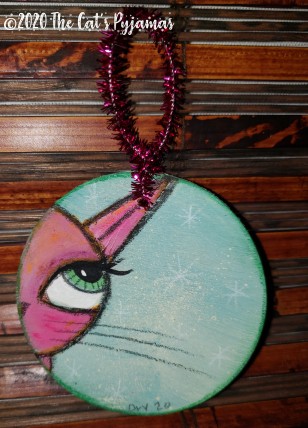 Pink Cat Ornament